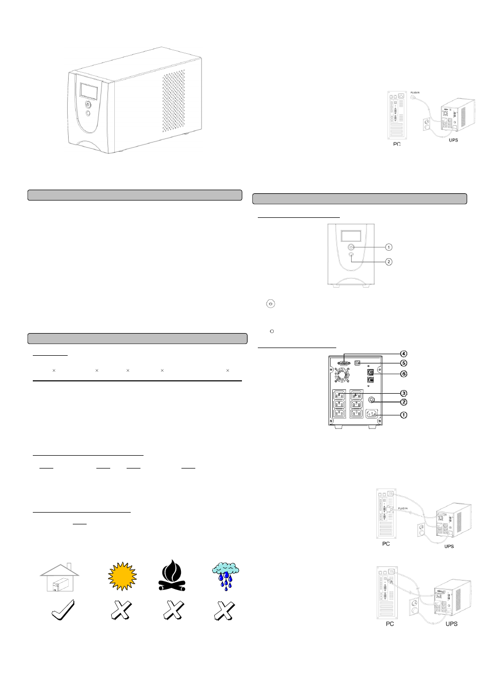 CyberPower Systems 1500E User Manual | 2 pages