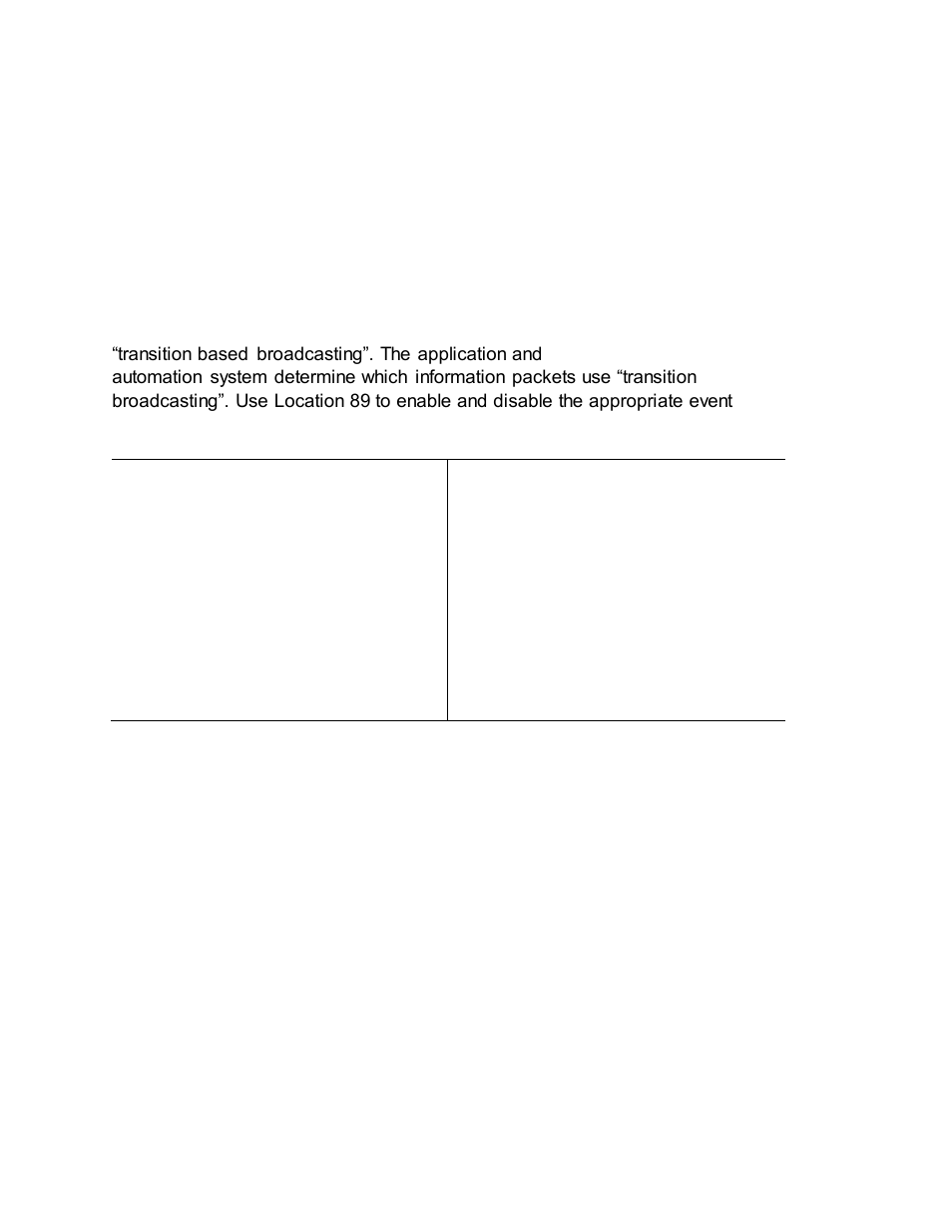 Location 88 - automation system port, Location 89 - automation event transitions, Location 90 - automation requests/commands | Interlogix NX-590NE User Manual | Page 24 / 38