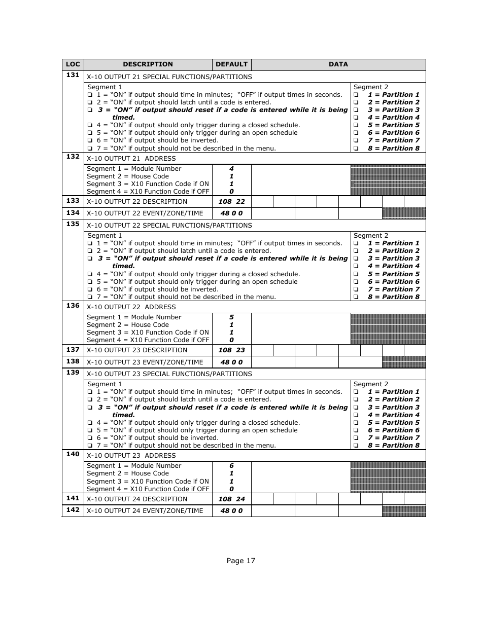Page 17 | Interlogix NX-540E User Manual | Page 17 / 32