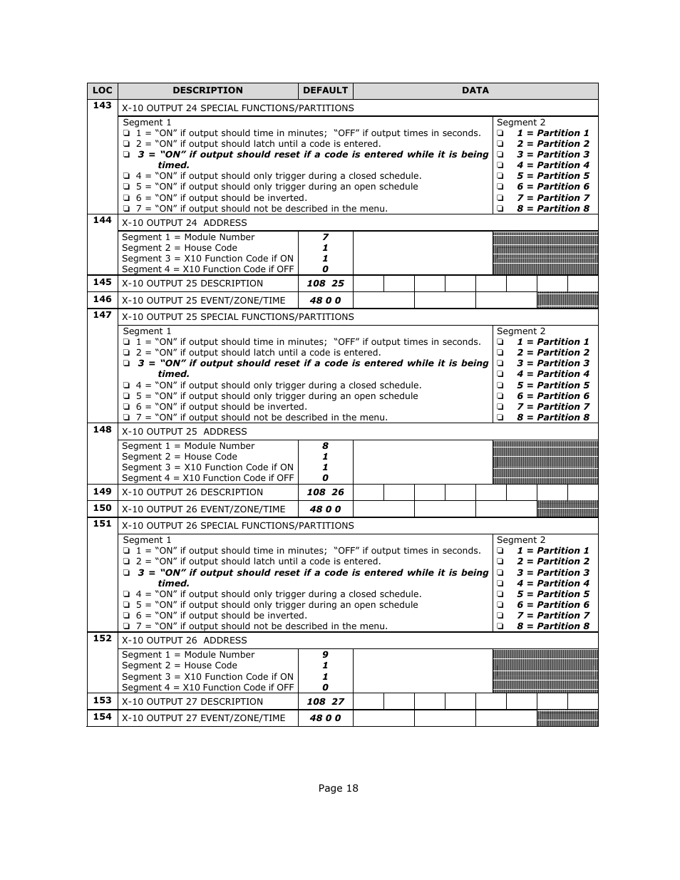 Page 18 | Interlogix NX-540E User Manual | Page 18 / 32