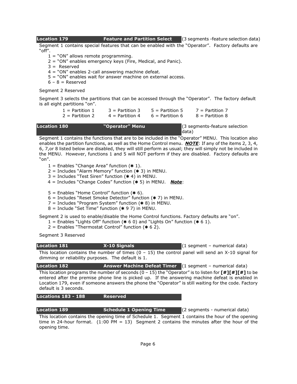 Interlogix NX-540E User Manual | Page 6 / 32