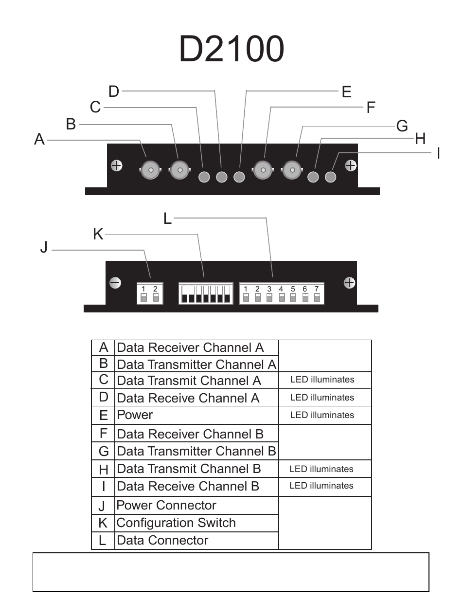 D2100 | Interlogix D2100 Series User Manual | Page 6 / 10
