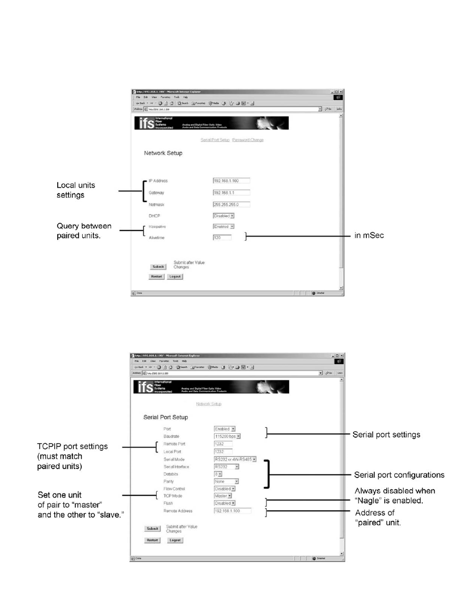 Intializing the ded 2500 continued | Interlogix DED2500 Series User Manual | Page 5 / 9