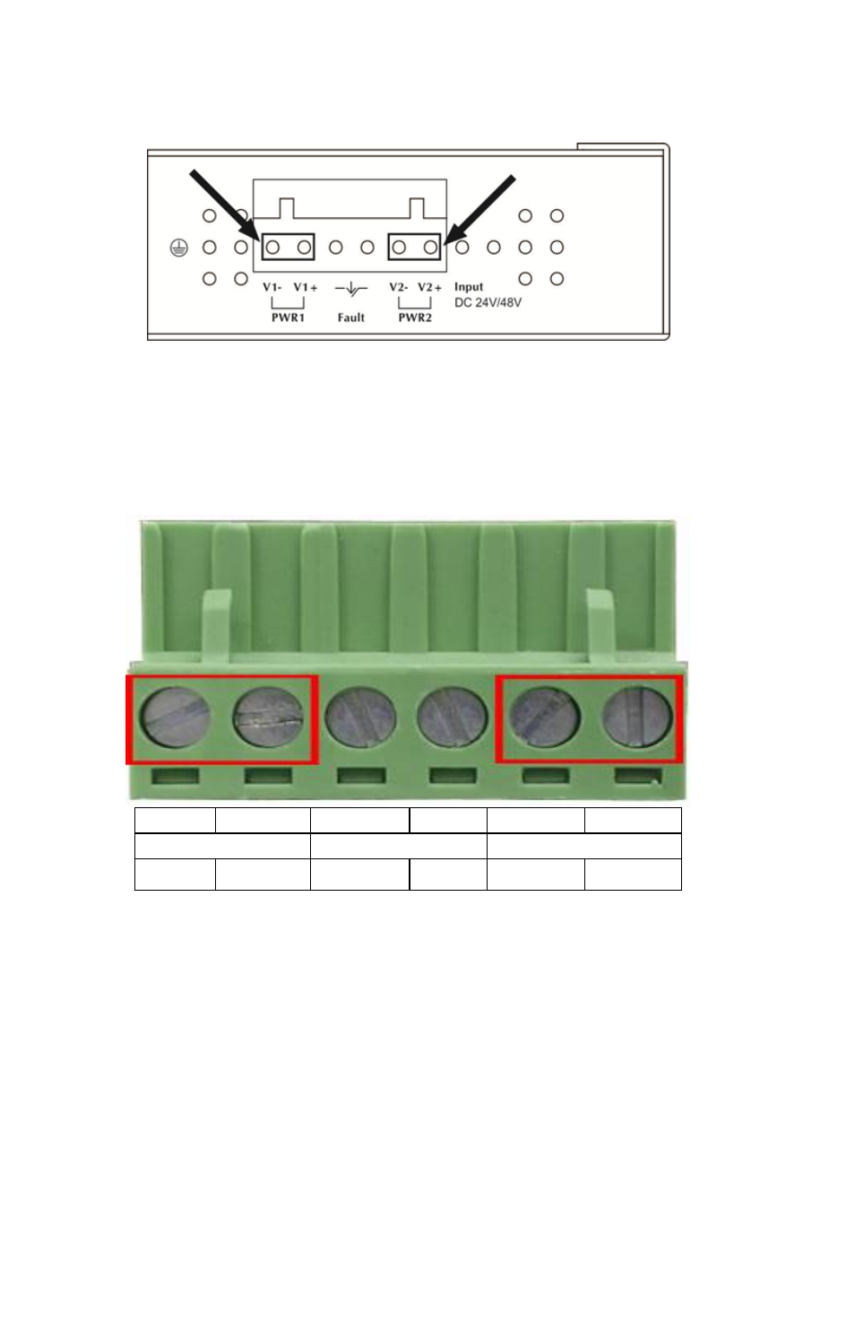 Wiring the fault alarm contact | Interlogix MC250-4T Series User Manual | Page 10 / 23