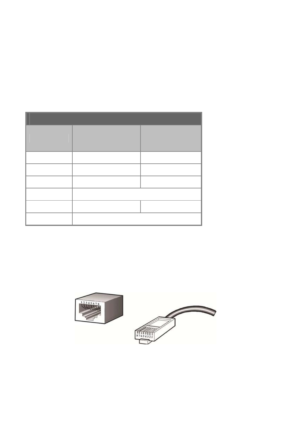 Rj45 pin assignments, Rj45 pin assignments 21, Rj45 cable drawing | Interlogix NS2051-4P/1T User Manual | Page 25 / 27