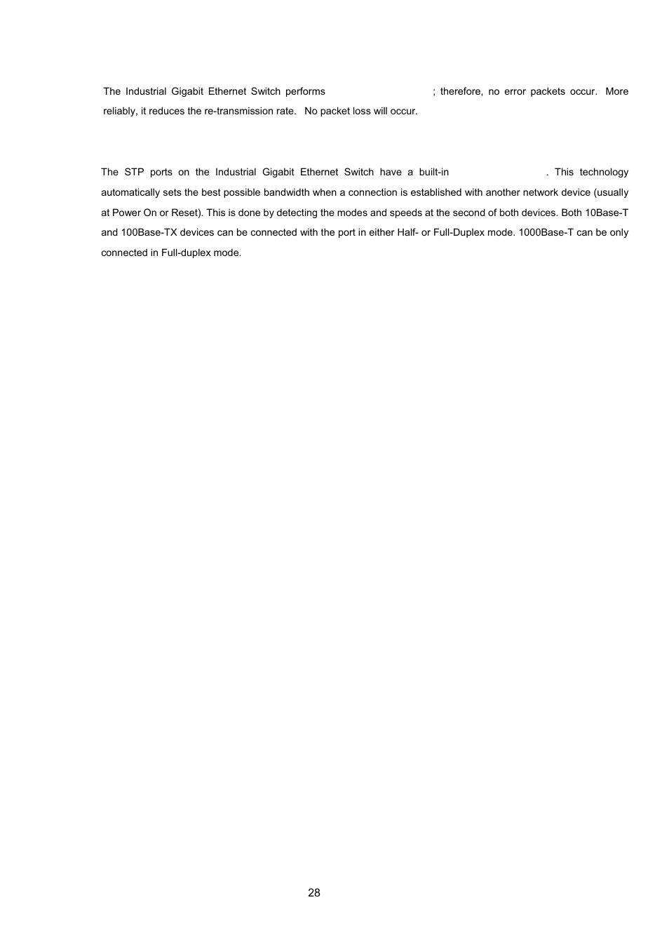 5 auto-negotiation | Interlogix MC350-4T-2S User Manual | Page 28 / 32