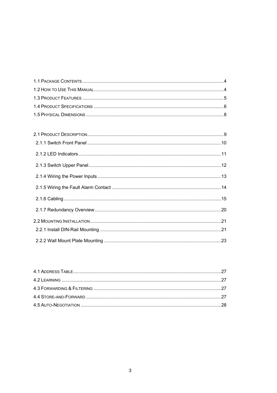 Interlogix MC350-4T-2S User Manual | Page 3 / 32
