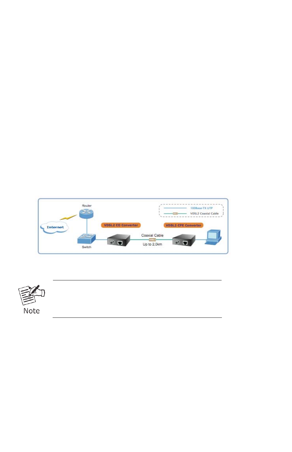 Connecting multiple pcs to an ethernet lan | Interlogix MCR200-1T-1TW User Manual | Page 17 / 23