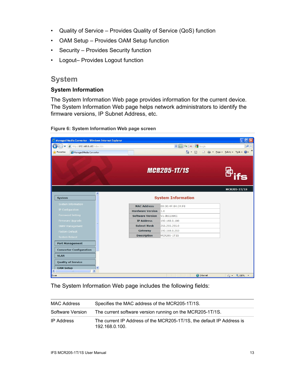 System, System 13 | Interlogix MCR205-1T/1S User Manual User Manual | Page 19 / 62