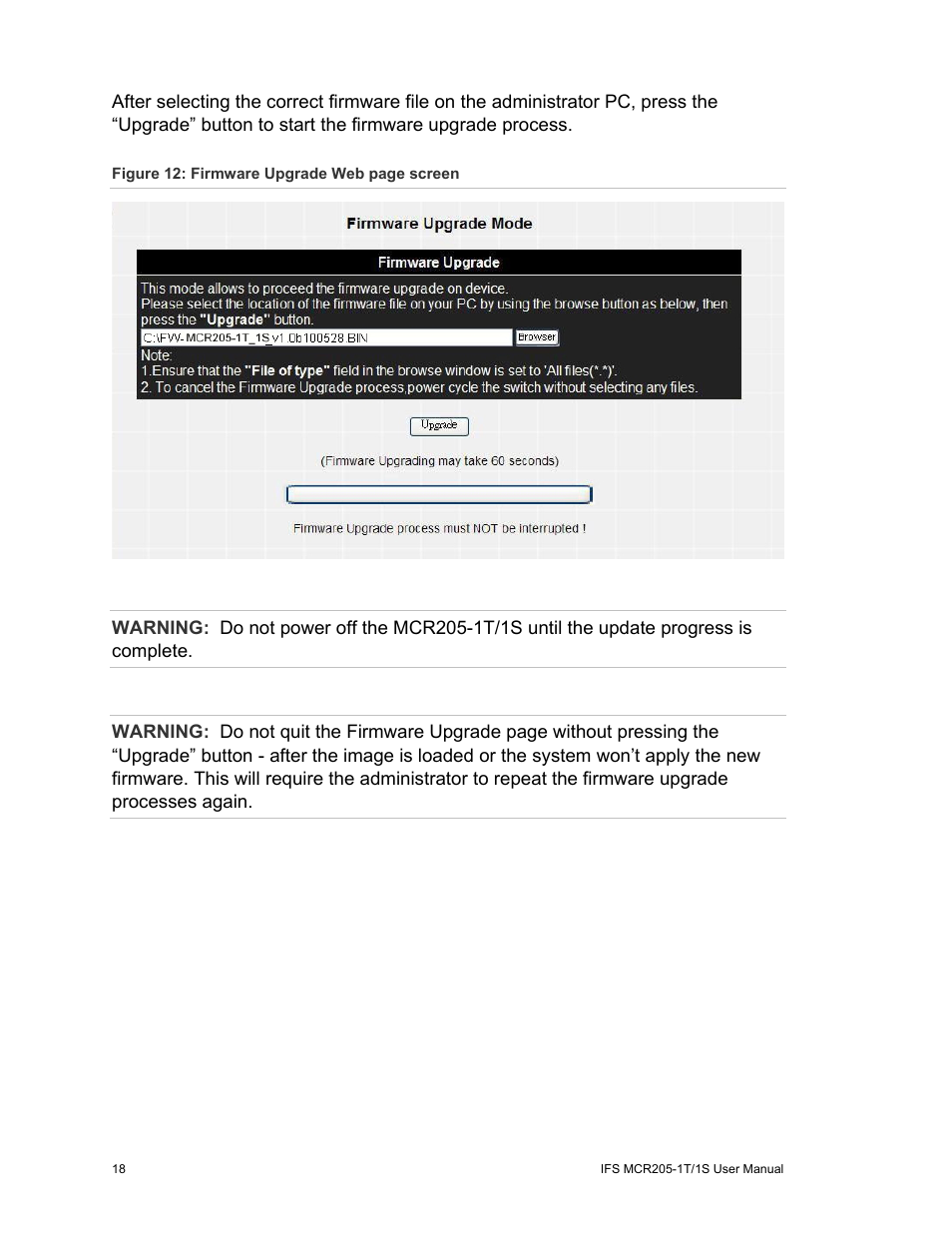 Interlogix MCR205-1T/1S User Manual User Manual | Page 24 / 62