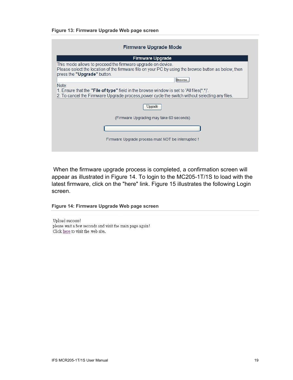 Interlogix MCR205-1T/1S User Manual User Manual | Page 25 / 62