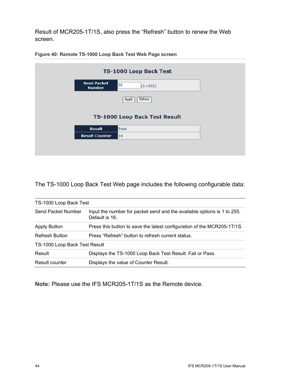 Interlogix MCR205-1T/1S User Manual User Manual | Page 50 / 62