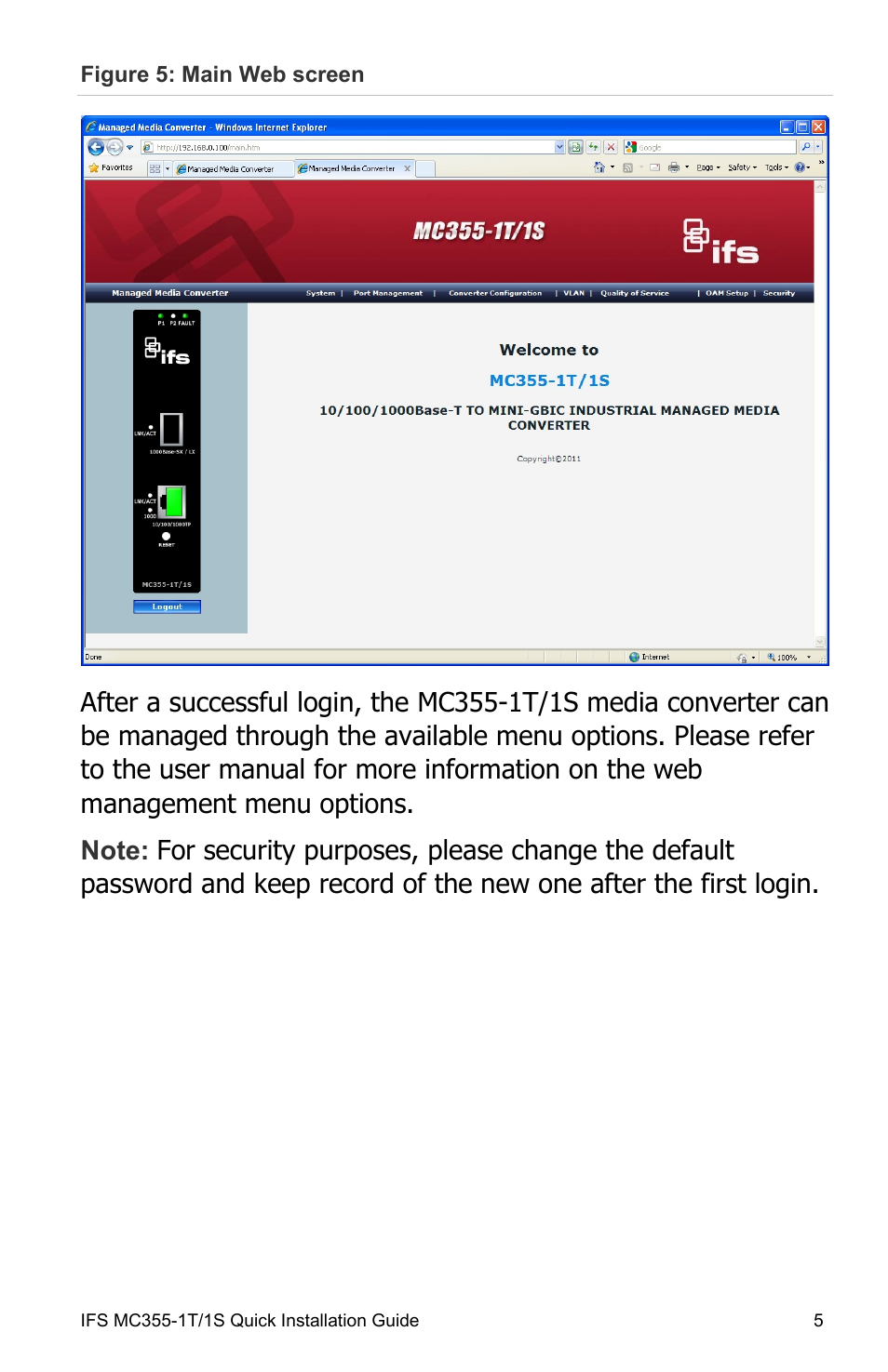 Interlogix MC355-1T/1S Installation Guide User Manual | Page 11 / 13