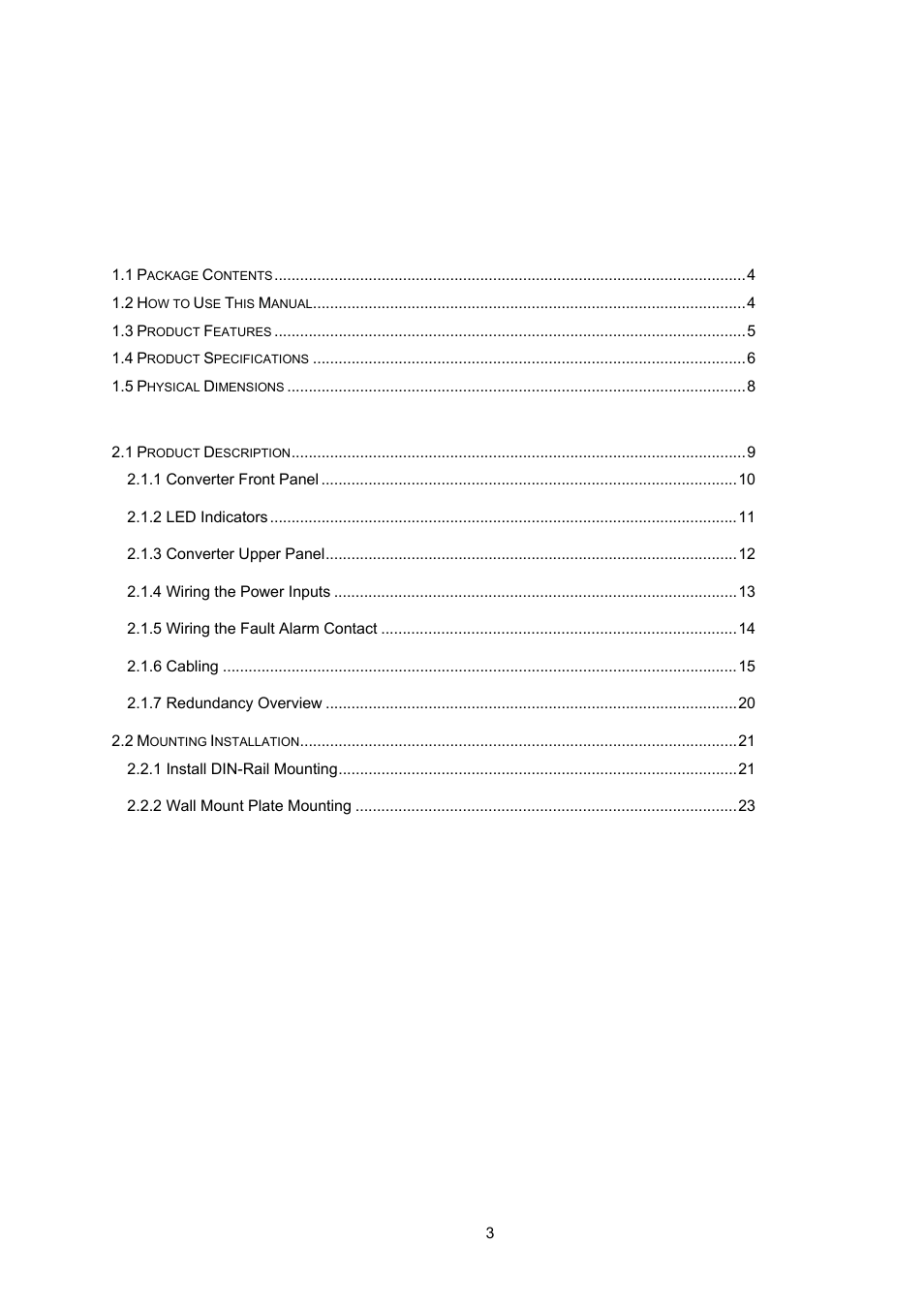 Interlogix MC350-1T-2S User Manual | Page 3 / 29