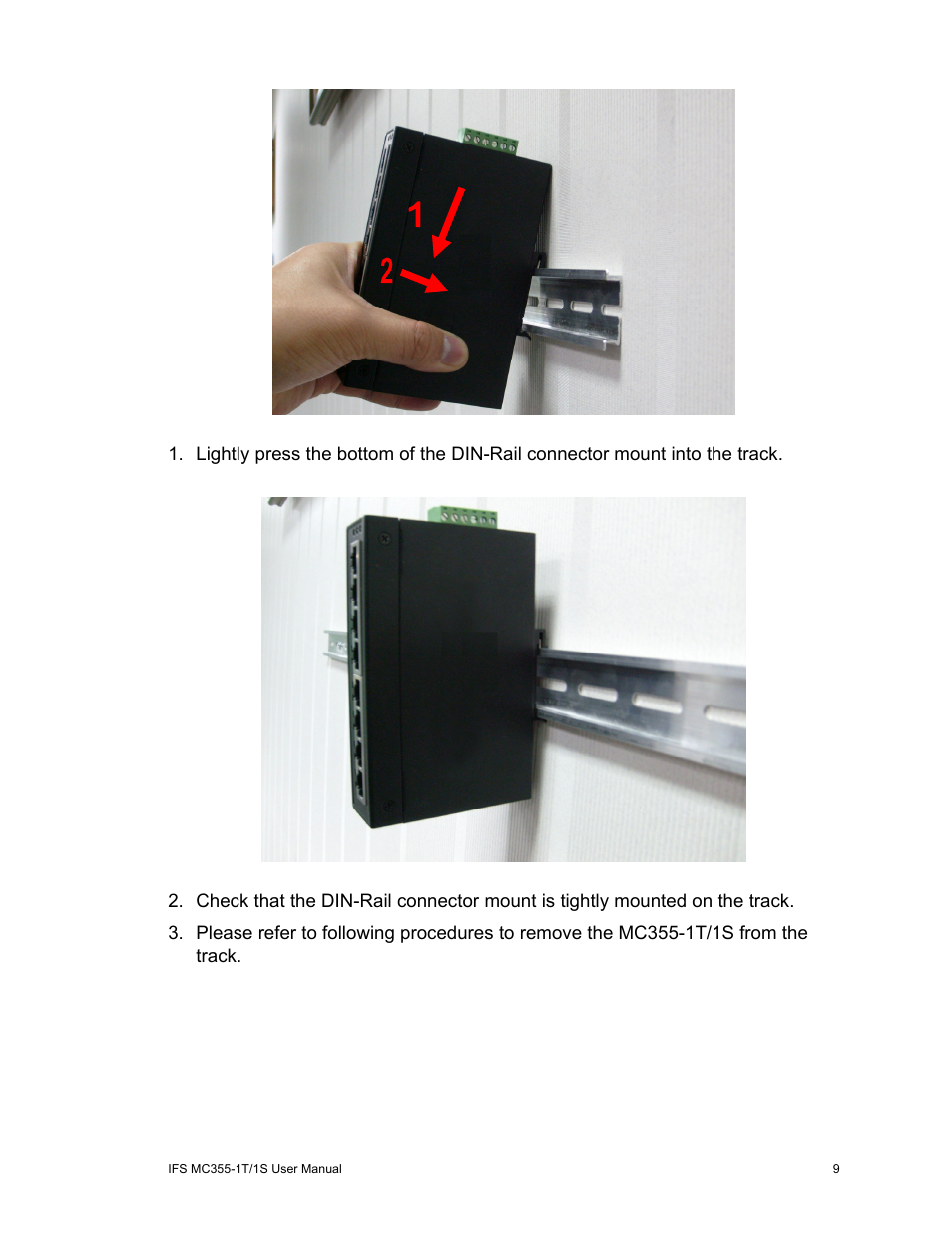 Interlogix MC355-1T/1S User Manual User Manual | Page 13 / 64