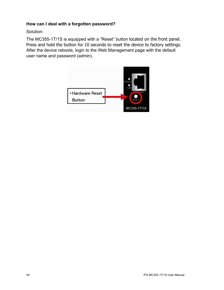 Interlogix MC355-1T/1S User Manual User Manual | Page 58 / 64
