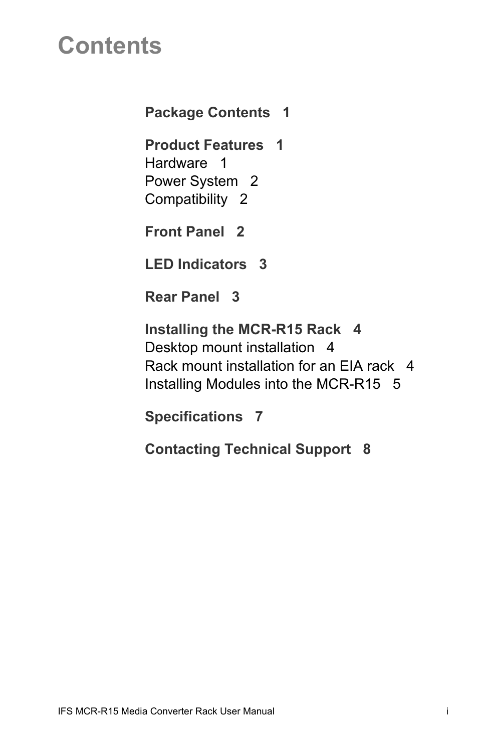 Interlogix MCR-R15 User Manual | Page 5 / 14