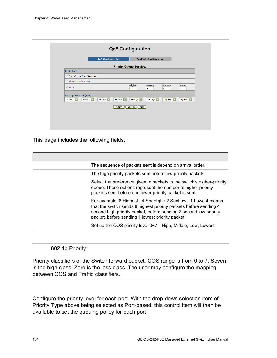 Interlogix GE-DS-242-PoE User Manual | Page 108 / 218