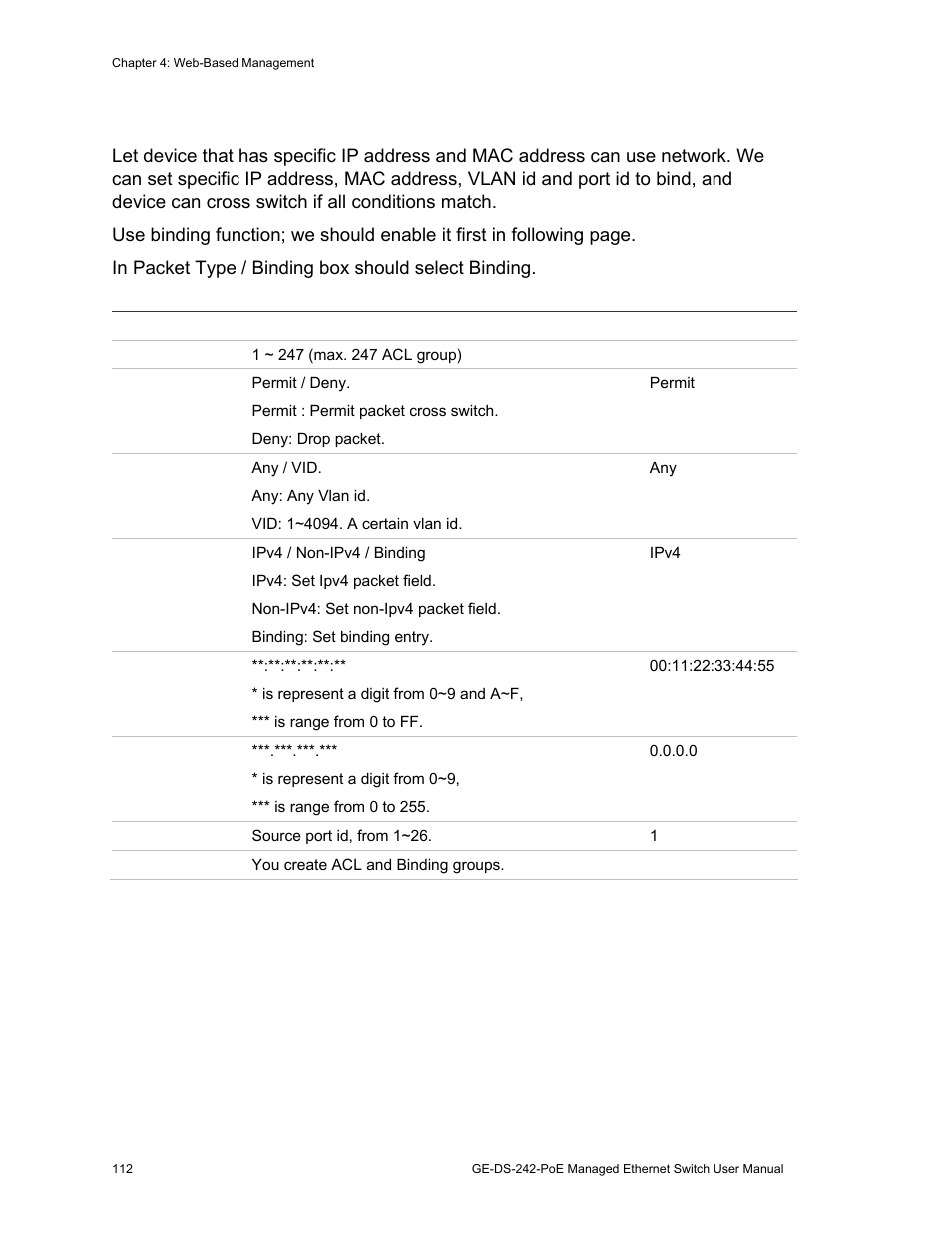 Interlogix GE-DS-242-PoE User Manual | Page 116 / 218