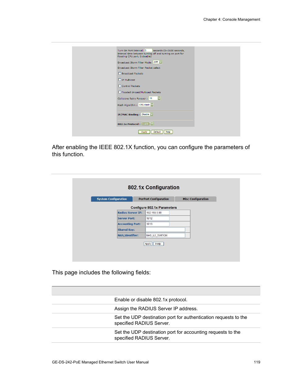 Interlogix GE-DS-242-PoE User Manual | Page 123 / 218