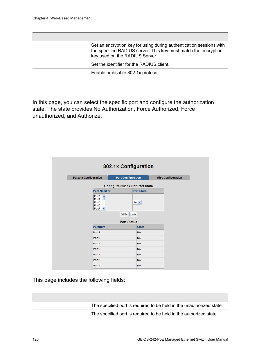 Interlogix GE-DS-242-PoE User Manual | Page 124 / 218
