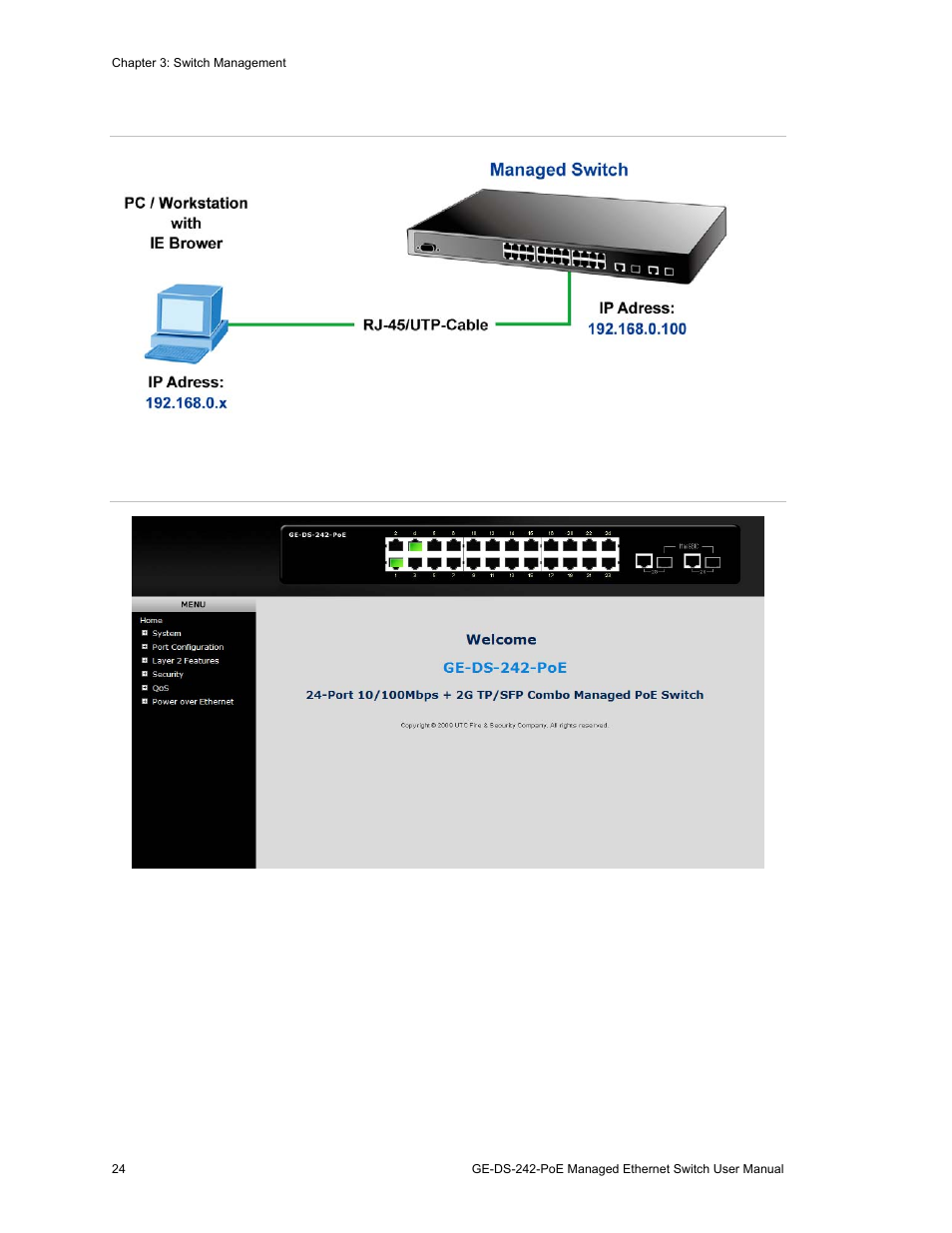 Interlogix GE-DS-242-PoE User Manual | Page 28 / 218