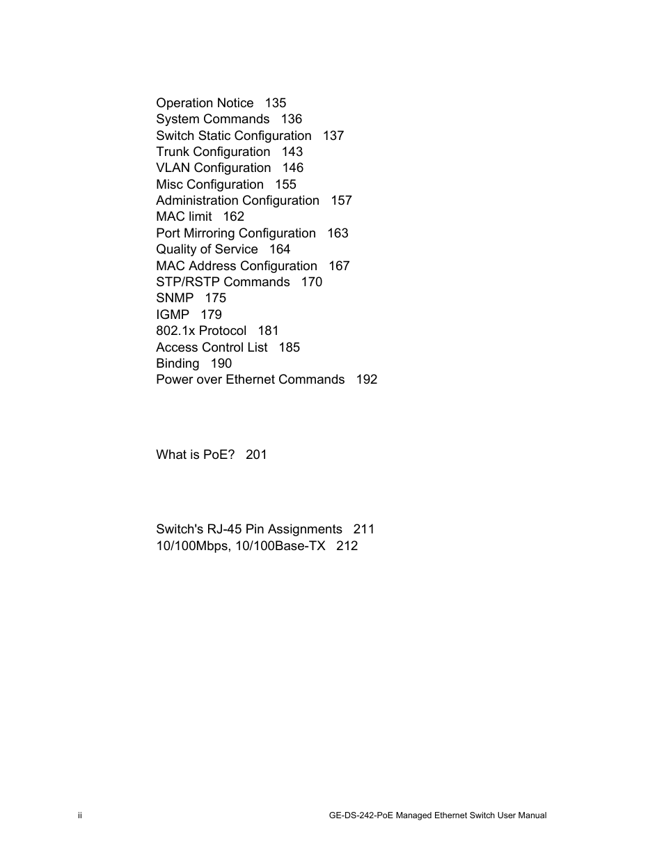 Interlogix GE-DS-242-PoE User Manual | Page 4 / 218