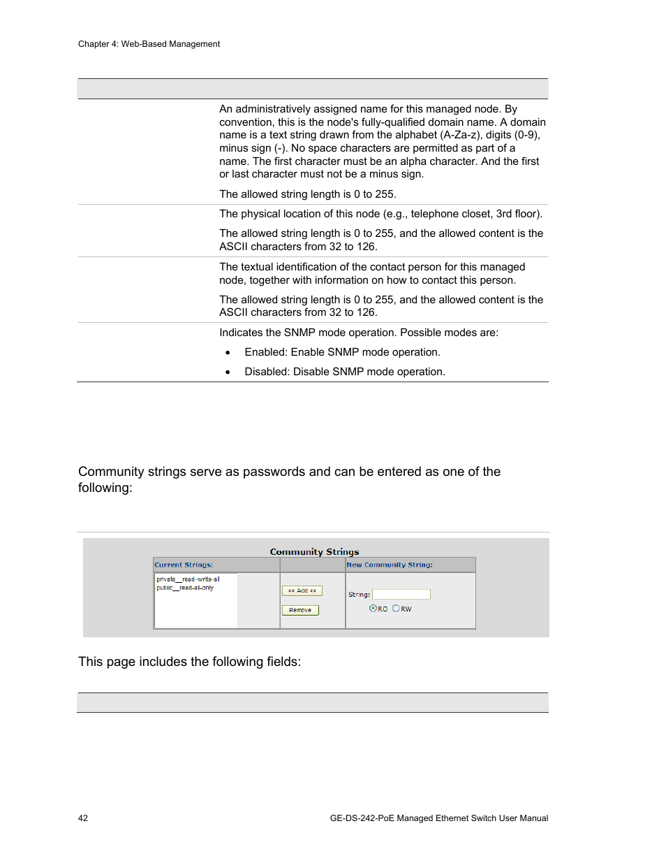 Interlogix GE-DS-242-PoE User Manual | Page 46 / 218