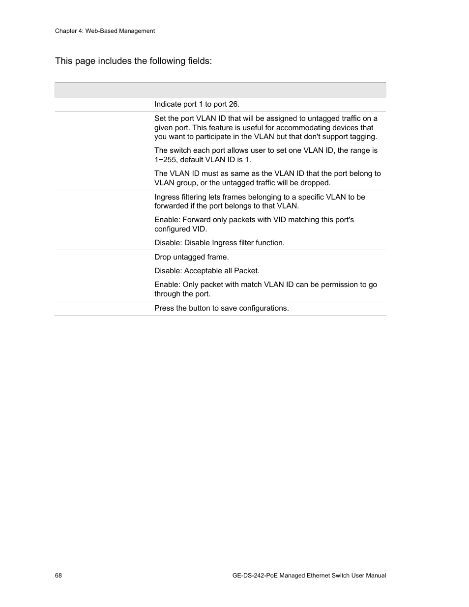 Interlogix GE-DS-242-PoE User Manual | Page 72 / 218