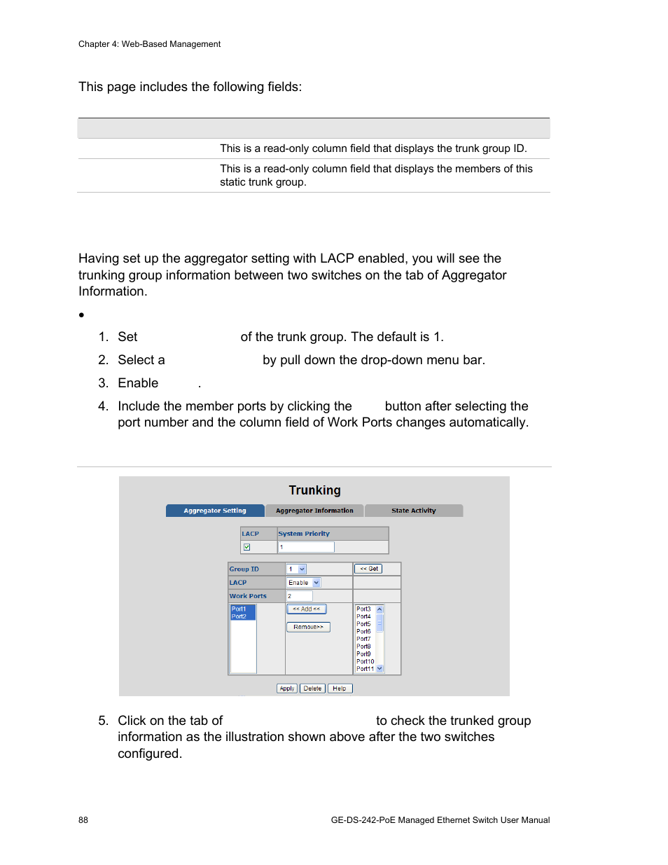Interlogix GE-DS-242-PoE User Manual | Page 92 / 218