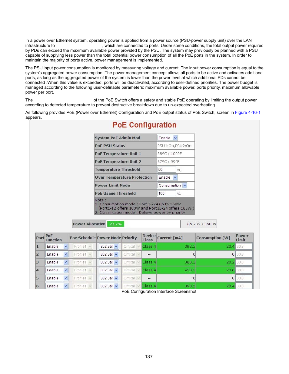 Ns2503-24p/2c power management | Interlogix NS2503-24P/2C User Manual User Manual | Page 137 / 197