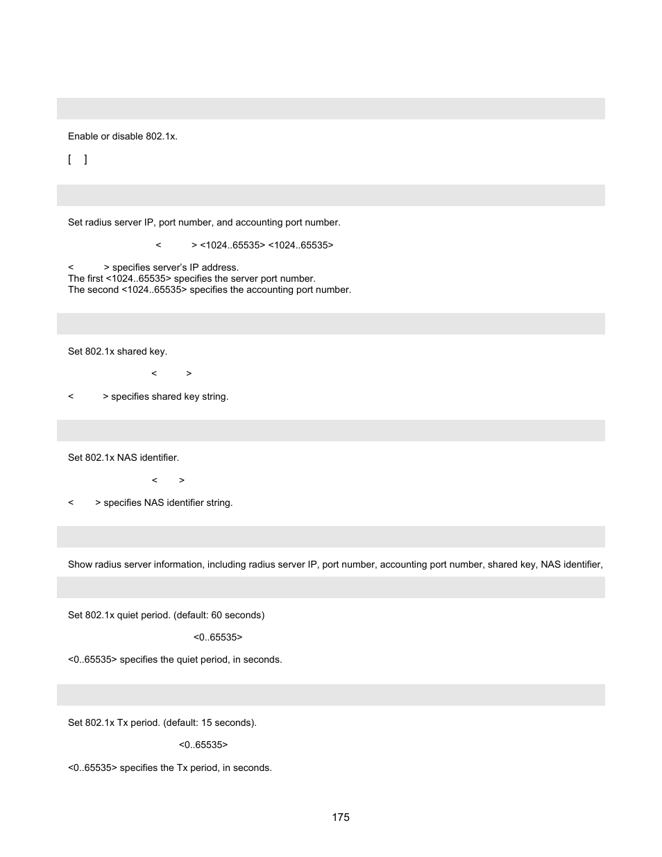 1x protocol | Interlogix NS2503-24P/2C User Manual User Manual | Page 175 / 197