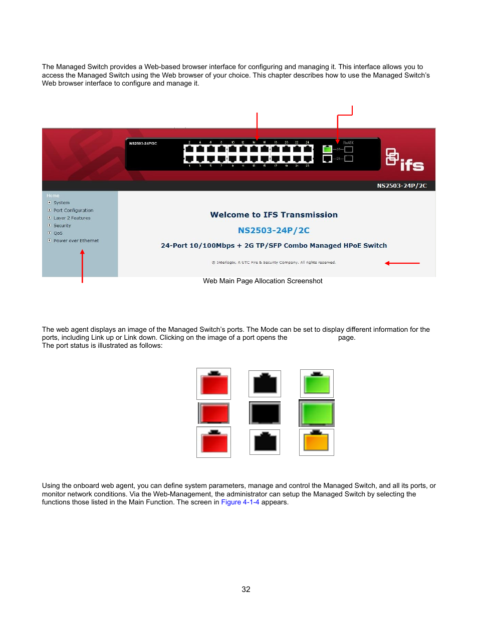 Main web page | Interlogix NS2503-24P/2C User Manual User Manual | Page 32 / 197