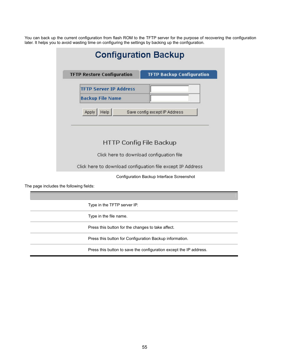 Tftp backup configuration | Interlogix NS2503-24P/2C User Manual User Manual | Page 55 / 197