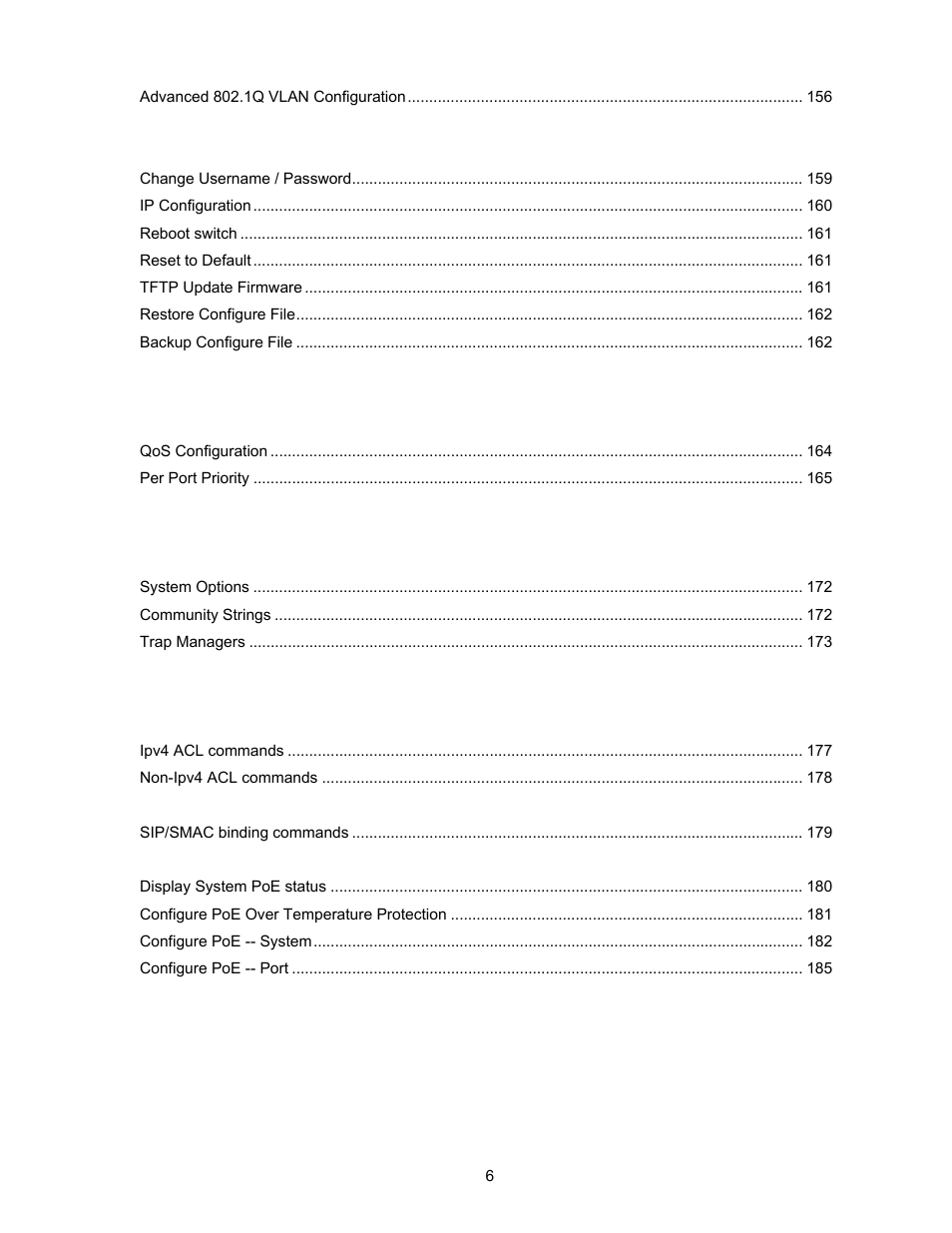 Interlogix NS2503-24P/2C User Manual User Manual | Page 6 / 197