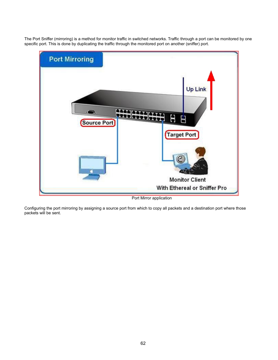 Port sniffer | Interlogix NS2503-24P/2C User Manual User Manual | Page 62 / 197