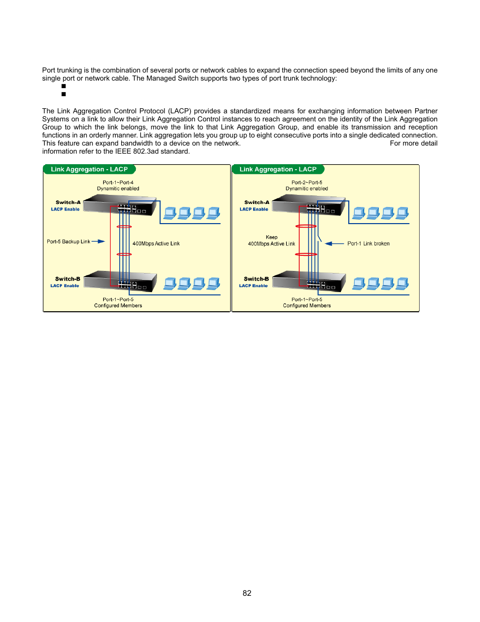 Trunking | Interlogix NS2503-24P/2C User Manual User Manual | Page 82 / 197