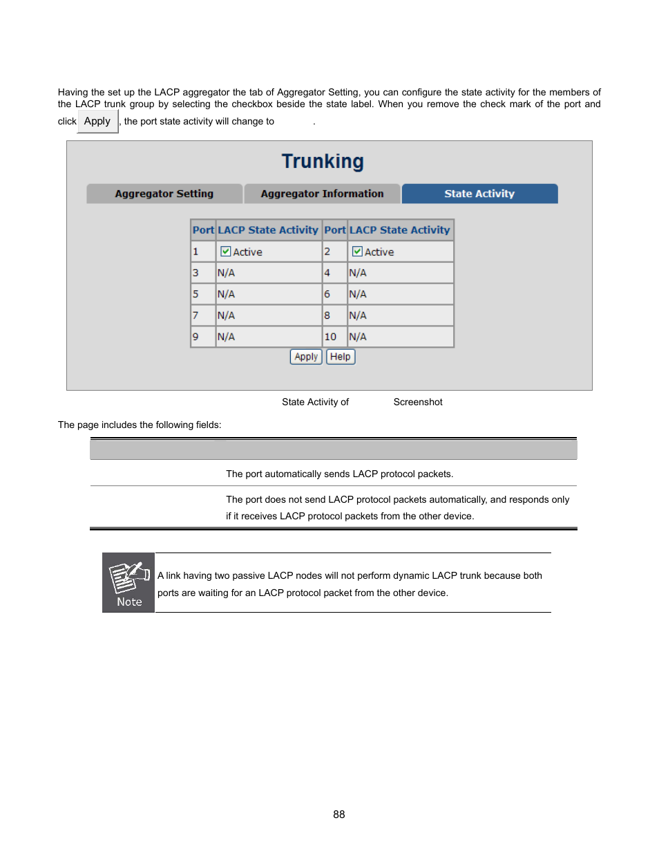 State activity | Interlogix NS2503-24P/2C User Manual User Manual | Page 88 / 197