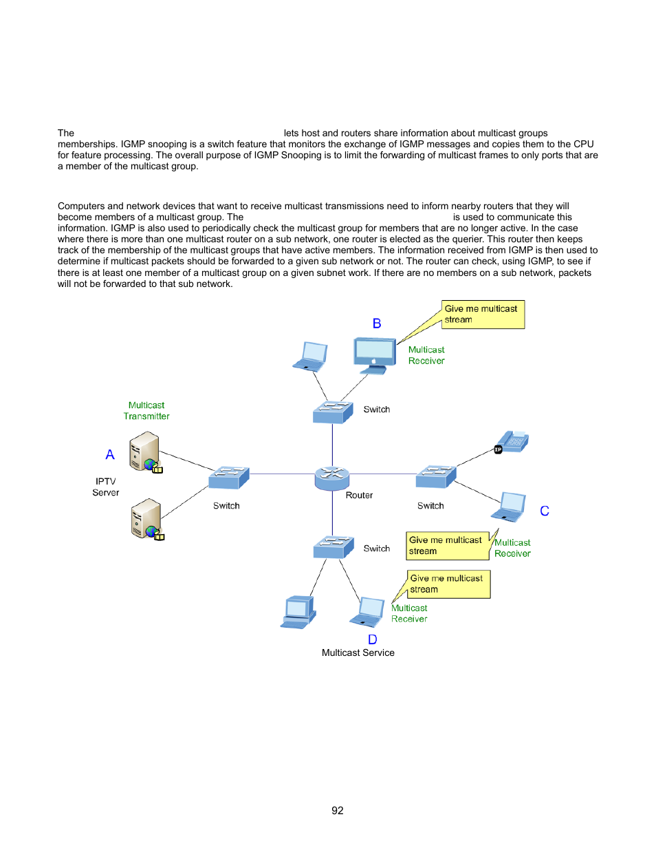 Igmp snooping, Theory | Interlogix NS2503-24P/2C User Manual User Manual | Page 92 / 197