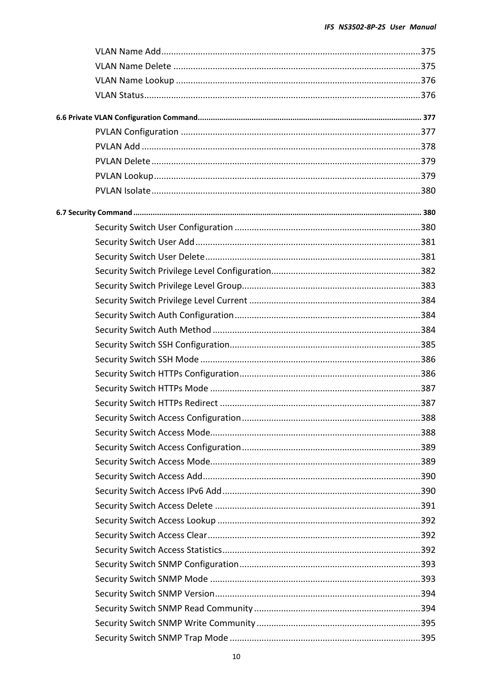 Interlogix NS3502-8P-2S User Manual User Manual | Page 10 / 568