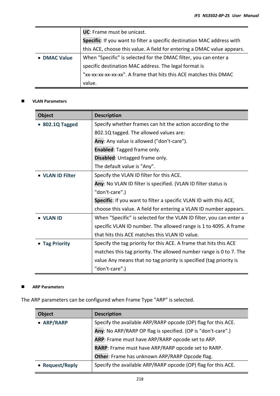 Interlogix NS3502-8P-2S User Manual User Manual | Page 218 / 568