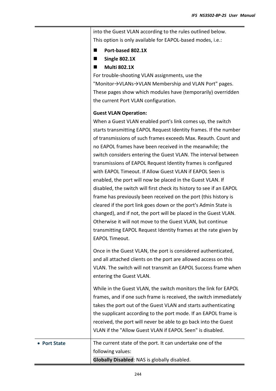 Interlogix NS3502-8P-2S User Manual User Manual | Page 244 / 568