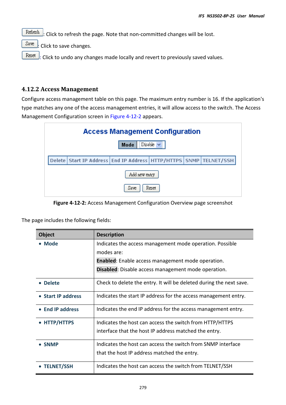 2 access management | Interlogix NS3502-8P-2S User Manual User Manual | Page 279 / 568