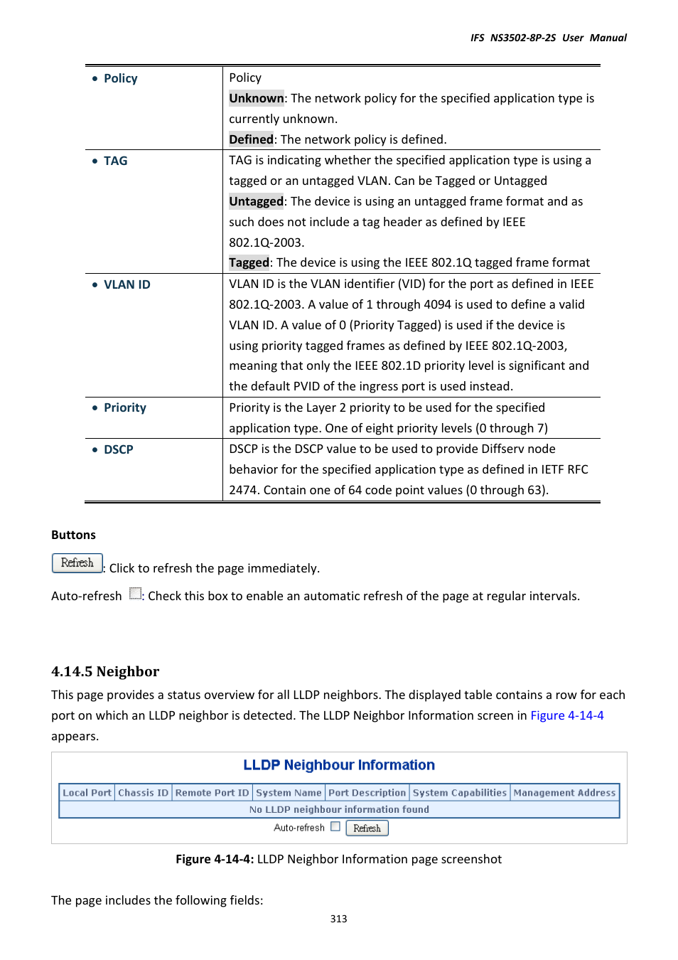 5 neighbor | Interlogix NS3502-8P-2S User Manual User Manual | Page 313 / 568