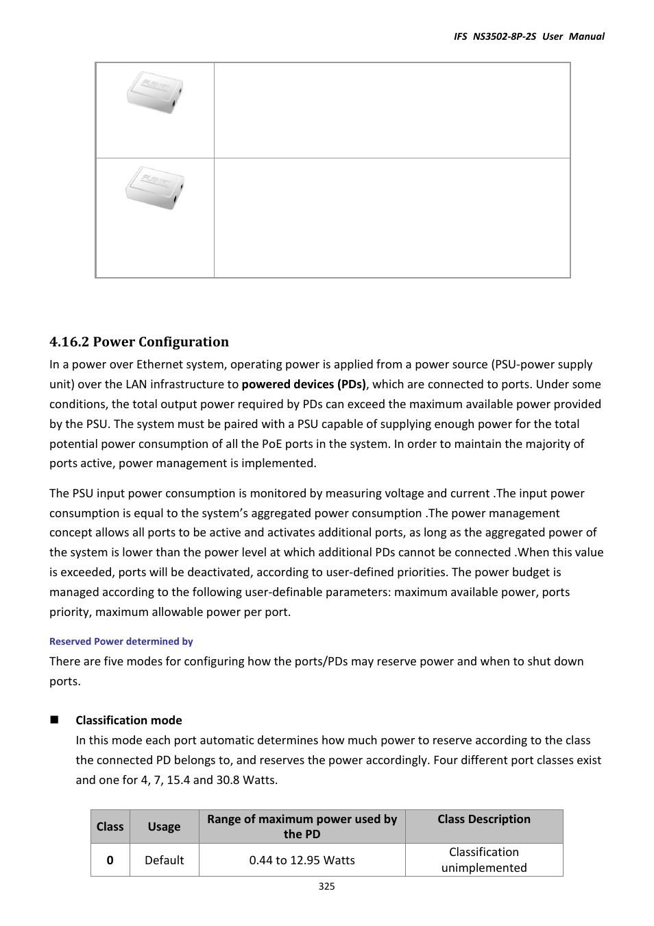 2 power configuration | Interlogix NS3502-8P-2S User Manual User Manual | Page 325 / 568