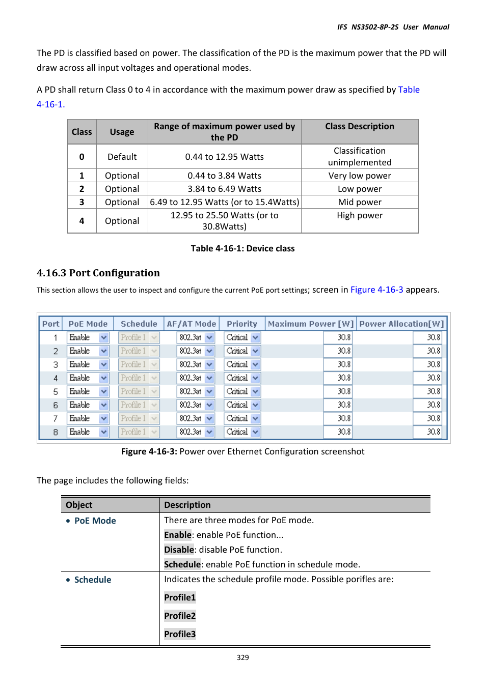 3 port configuration | Interlogix NS3502-8P-2S User Manual User Manual | Page 329 / 568