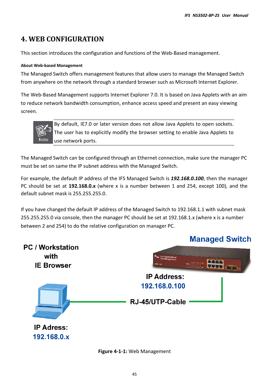 Web configuration | Interlogix NS3502-8P-2S User Manual User Manual | Page 45 / 568