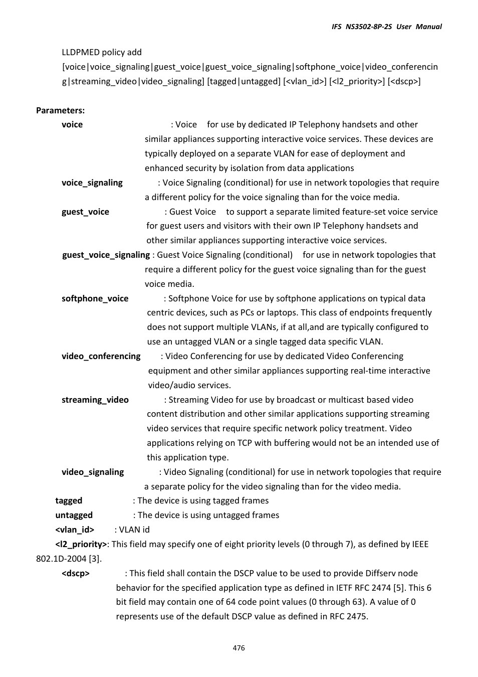 Interlogix NS3502-8P-2S User Manual User Manual | Page 476 / 568