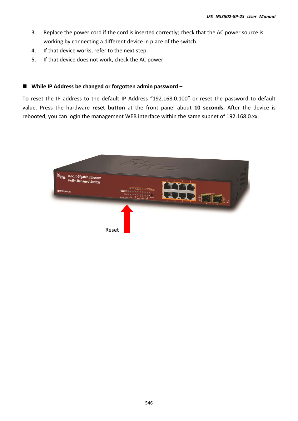 Interlogix NS3502-8P-2S User Manual User Manual | Page 546 / 568