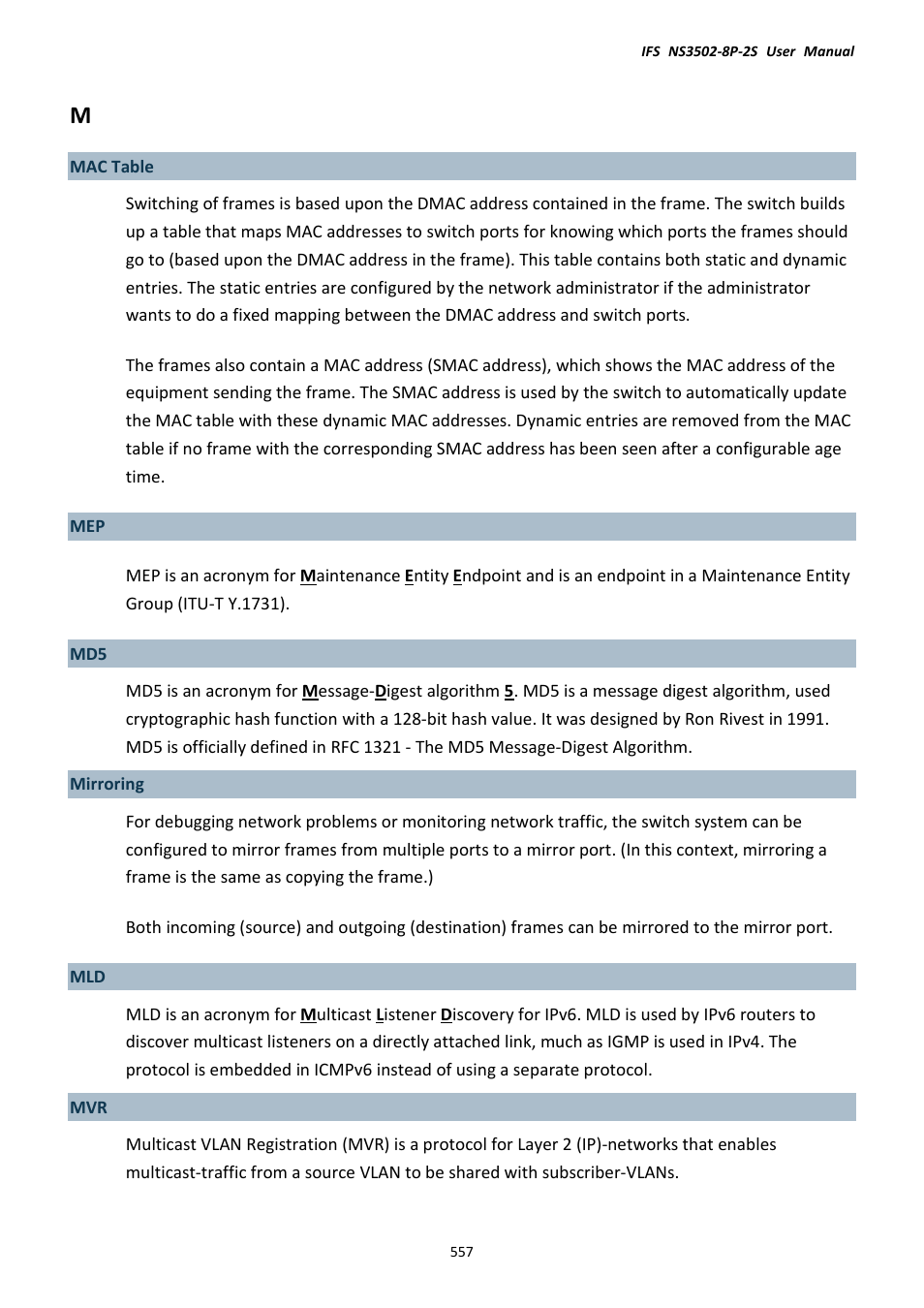 Interlogix NS3502-8P-2S User Manual User Manual | Page 557 / 568